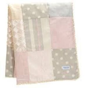 Glenna Jean Baby Quilt Crib Blanket Bedding 32”X39”